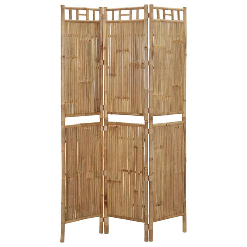 3 Panel Room Divider Bamboo 120X180 Cm Screens & Room Dividers
