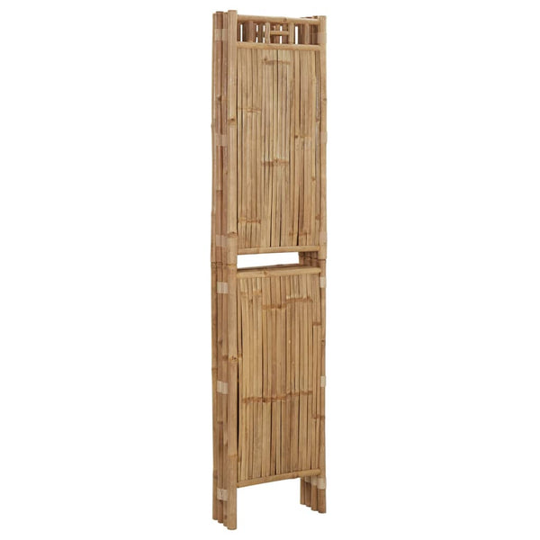 4 Panel Room Divider Bamboo 160X180 Cm Screens & Room Dividers