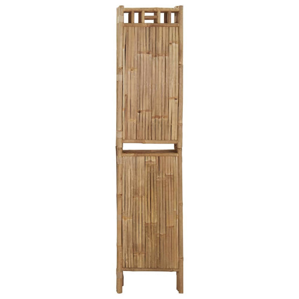 5 Panel Room Divider Bamboo 200X180 Cm Screens & Room Dividers