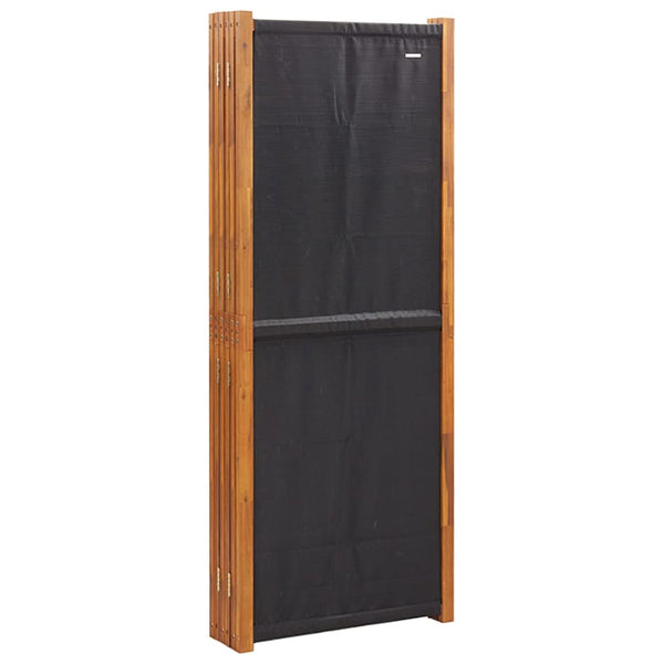 Screens & Room Dividers 6 Panel Room Divider Black 420X180 Cm