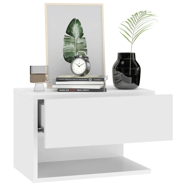 Wall Mounted Bedside Cabinet White Bedside Tables