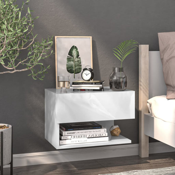 Wall Mounted Bedside Cabinet White Bedside Tables