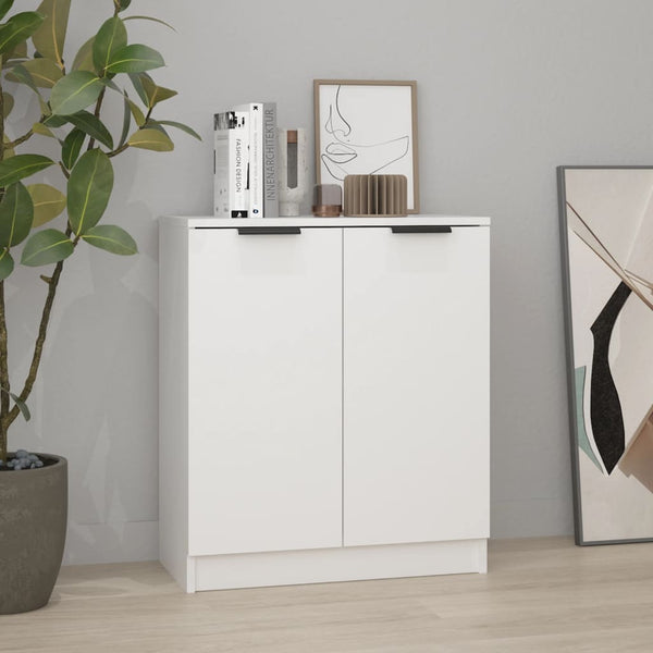 Sideboard White 60X30x70 Cm Engineered Wood Sideboards & Buffets