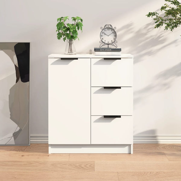 Sideboard White 60X30x70 Cm Engineered Wood Sideboards & Buffets