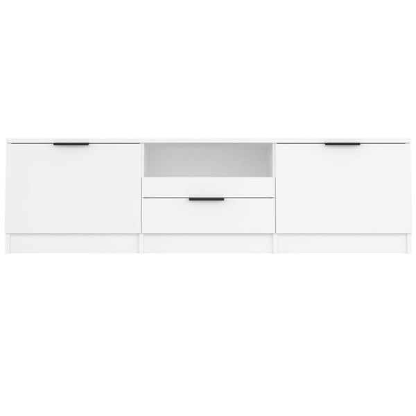 Tv Cabinet White 140X35x40 Cm Engineered Wood Tv Stands & Entertainment Units