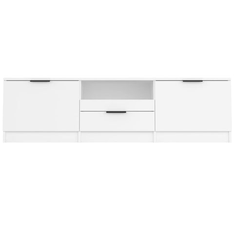 Tv Cabinet White 140X35x40 Cm Engineered Wood Tv Stands & Entertainment Units