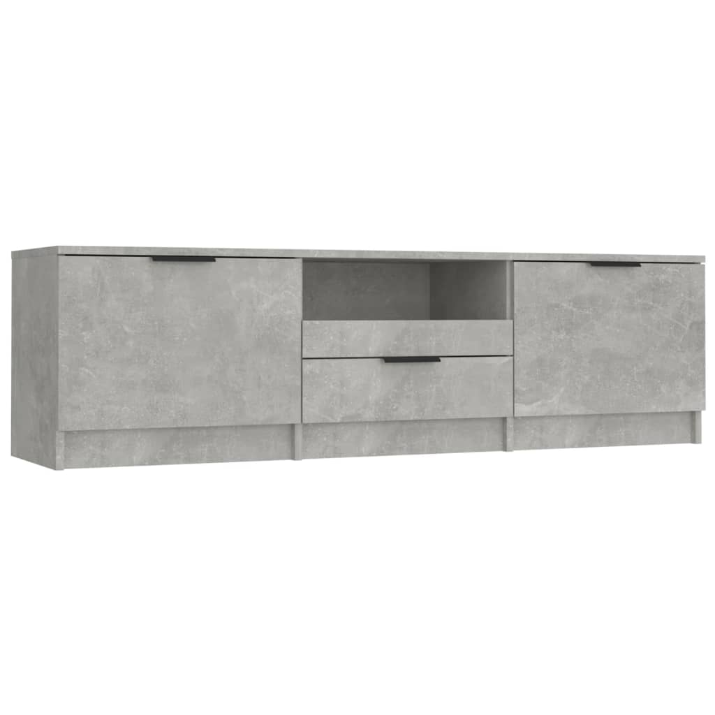 Tv Cabinet Concrete Grey 140X35x40 Cm Engineered Wood Tv Stands & Entertainment Units