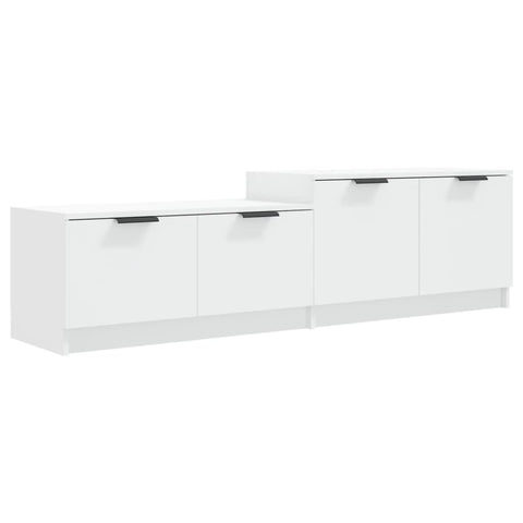 Tv Cabinet White 158.5X36x45 Cm Engineered Wood Tv Stands & Mounts