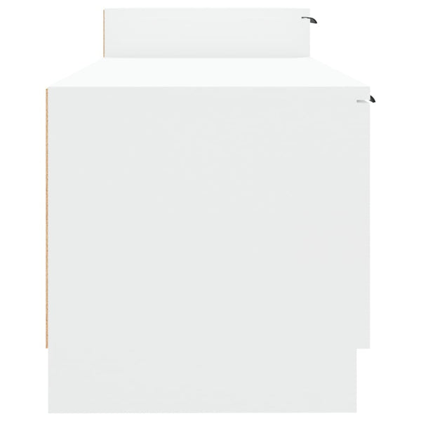 Tv Cabinet White 158.5X36x45 Cm Engineered Wood Tv Stands & Mounts