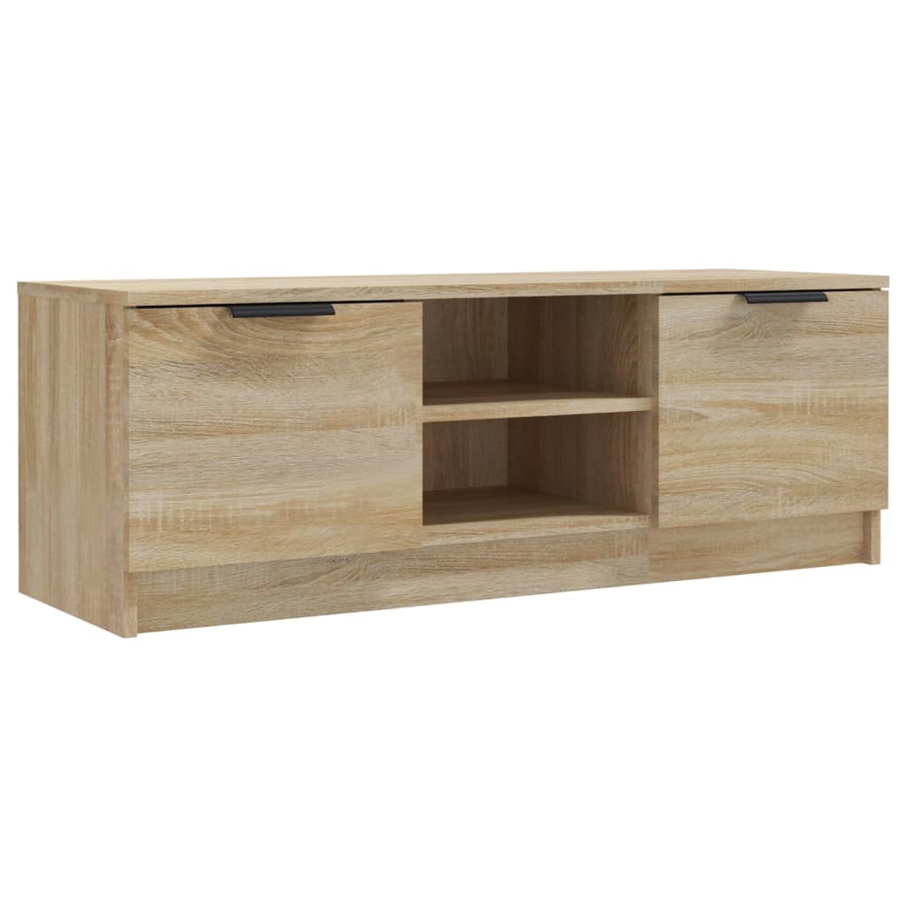 Tv Cabinet Sonoma Oak 102X35x36.5 Cm Engineered Wood Tv Stands & Entertainment Units