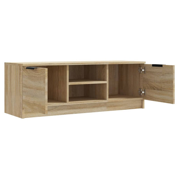 Tv Cabinet Sonoma Oak 102X35x36.5 Cm Engineered Wood Tv Stands & Entertainment Units