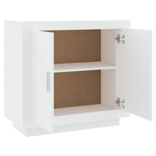 Sideboard White 80X40x75 Cm Engineered Wood Sideboards & Buffets