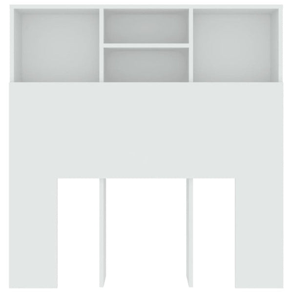 Headboard Cabinet White 100 Cm Headboards & Footboards