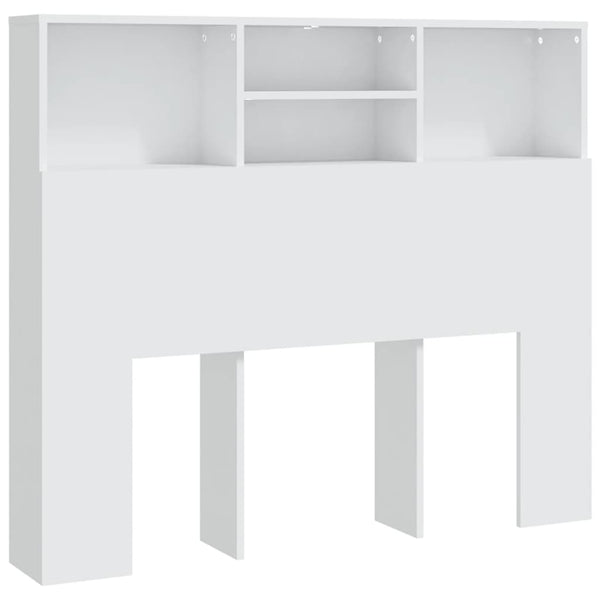 Headboard Cabinet White 120X19x103.5 Cm Headboards & Footboards