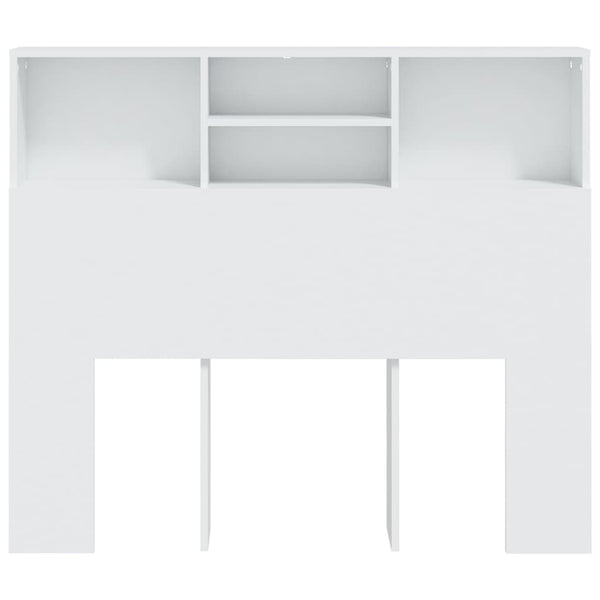 Headboard Cabinet White 120X19x103.5 Cm Headboards & Footboards