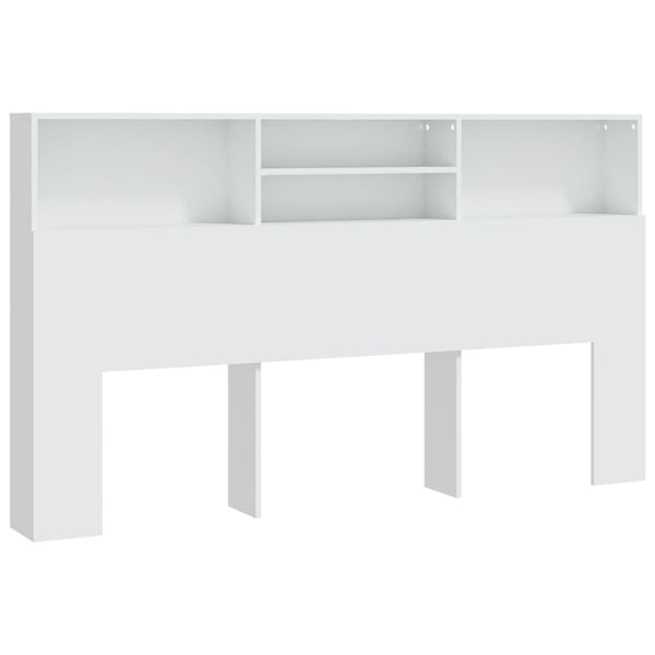 Headboard Cabinet White 180X19x103.5 Cm Headboards & Footboards