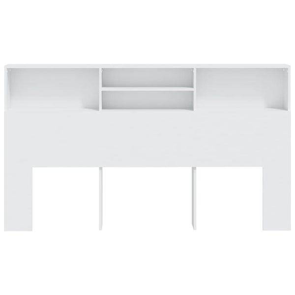 Headboard Cabinet White 180X19x103.5 Cm Headboards & Footboards