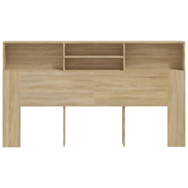 Headboard Cabinet Sonoma Oak 180X19x103.5 Cm Headboards & Footboards