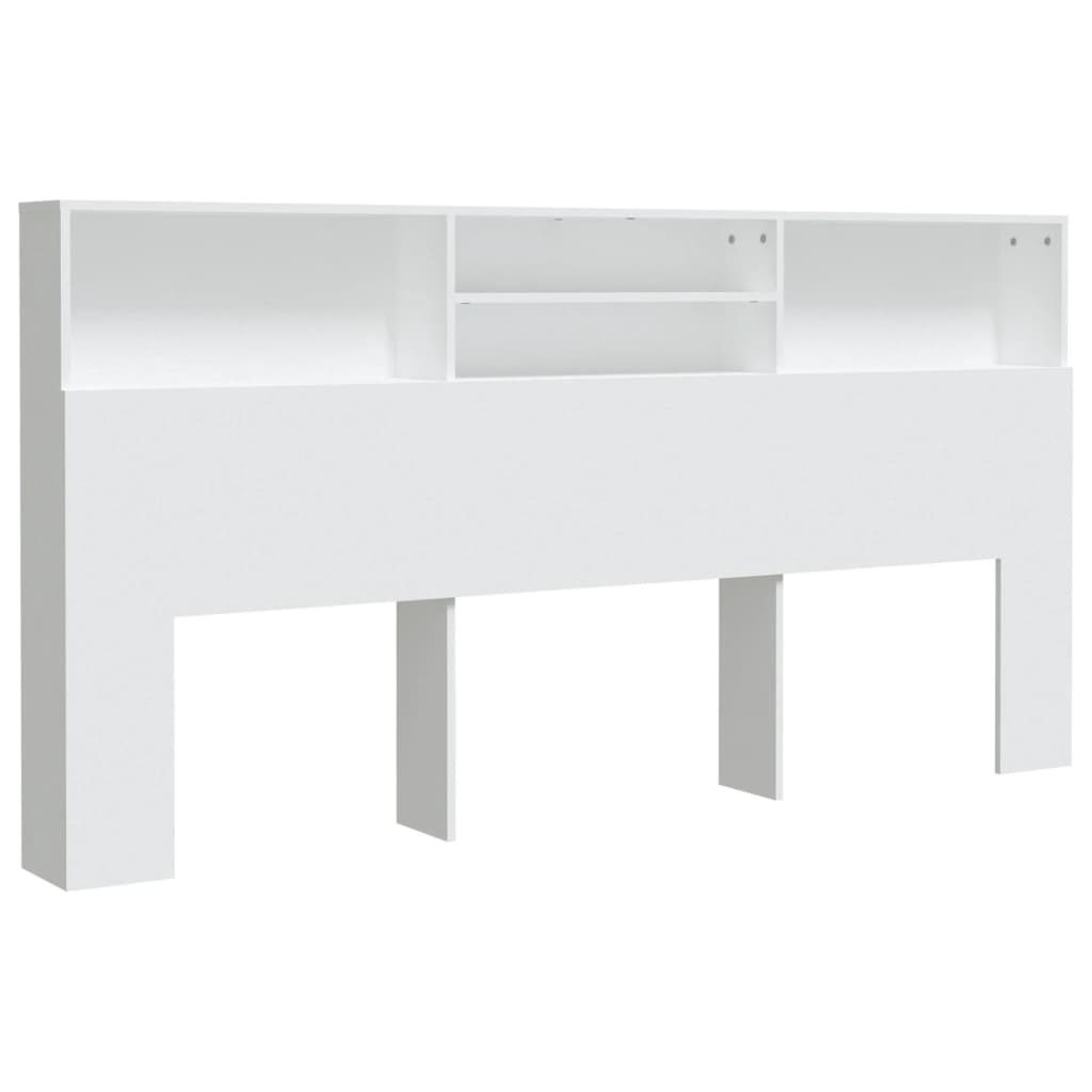 Headboard Cabinet White 200X19x103.5 Cm Headboards & Footboards