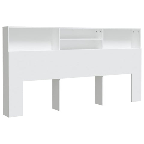 Headboard Cabinet White 200X19x103.5 Cm Headboards & Footboards