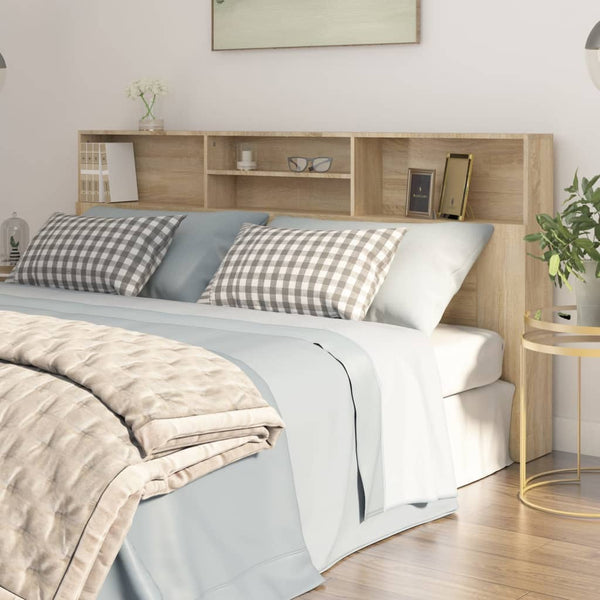 Headboard Cabinet Sonoma Oak 200 Cm Headboards & Footboards