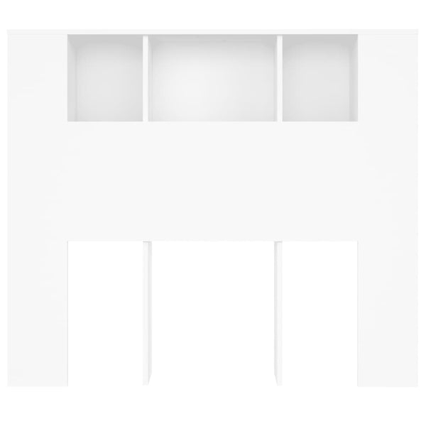 Headboards & Footboards Headboard Cabinet White 120X18.5X102.5 Cm