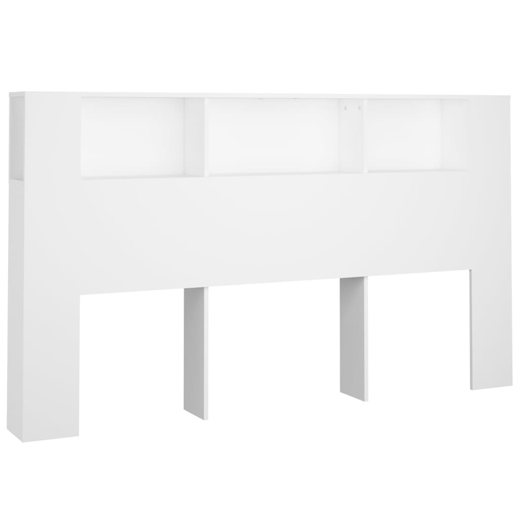 Headboard Cabinet White 180X18.5X104.5 Cm Headboards & Footboards
