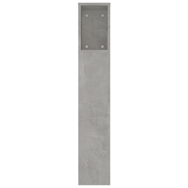 Vidaxl Headboard Cabinet Concrete Grey 220X18.5X104.5 Cm Headboards & Footboards