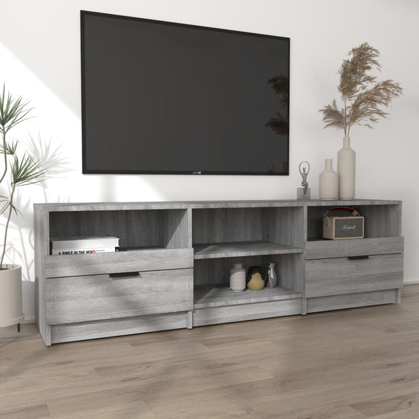Tv Cabinet Grey Sonoma 150X33.5X45 Cm Engineered Wood Tv Stands & Entertainment Units