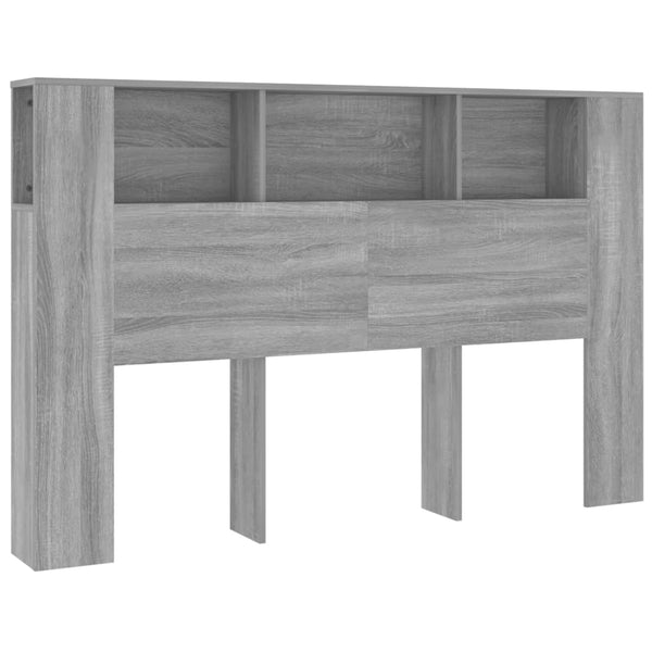 Vidaxl Headboard Cabinet Grey Sonoma 160 Cm Headboards & Footboards