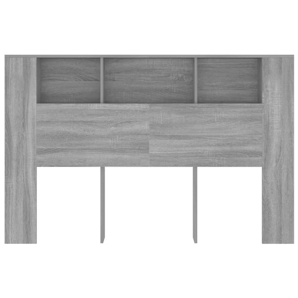 Vidaxl Headboard Cabinet Grey Sonoma 160 Cm Headboards & Footboards