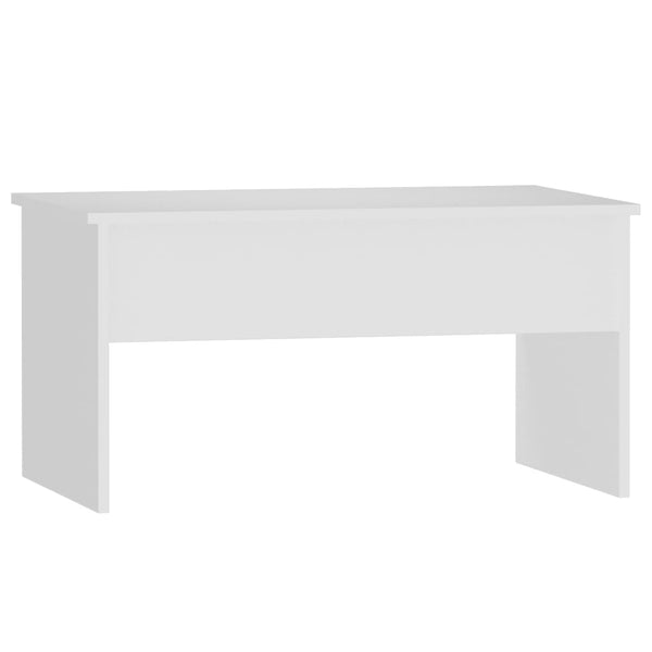 Coffee Table White 80X50.5X41.5 Cm Engineered Wood Coffee Tables