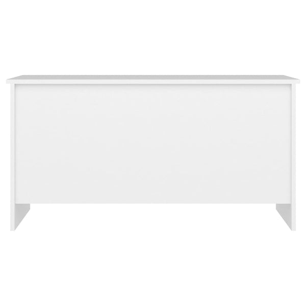 Coffee Table White 102X55.5X52.5 Cm Engineered Wood Coffee Tables