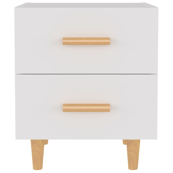 Bed Cabinets 2 Pcs White 40X35x47.5 Cm Bedside Tables