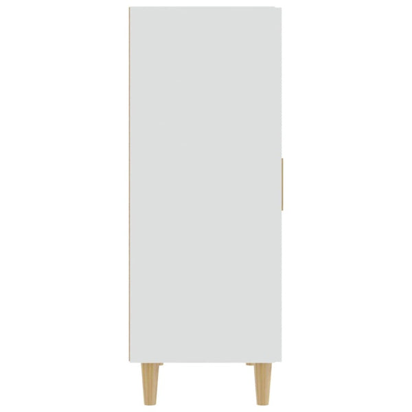 Sideboard White 70X34x90 Cm Engineered Wood