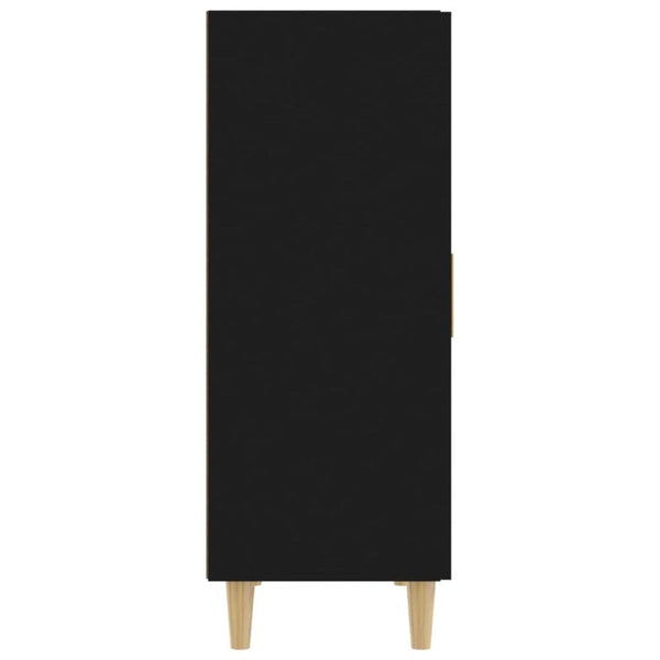 Sideboard Black 70X34x90 Cm Engineered Wood