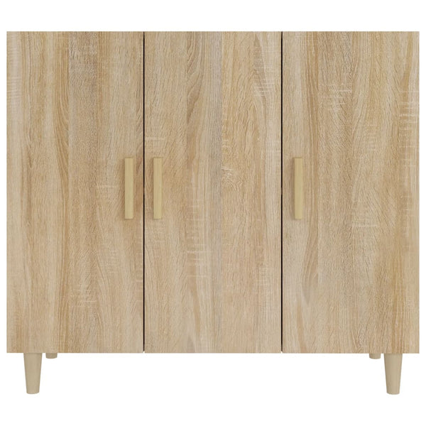 Sideboard Sonoma Oak 90X34x80 Cm Engineered Wood Sideboards & Buffets
