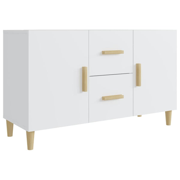 Sideboard White 100X36x60 Cm Engineered Wood Sideboards & Buffets