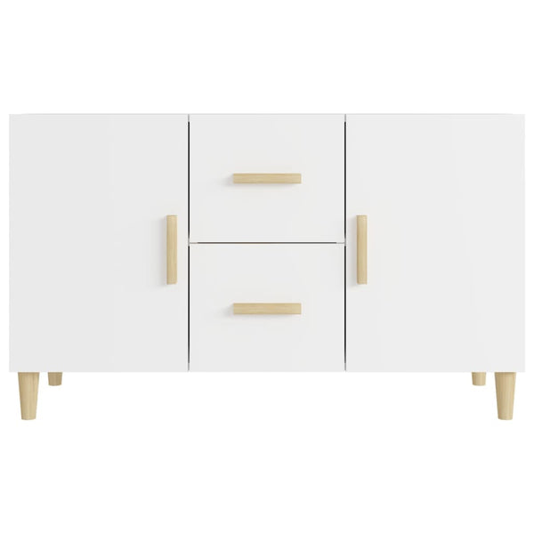 Sideboard White 100X36x60 Cm Engineered Wood Sideboards & Buffets