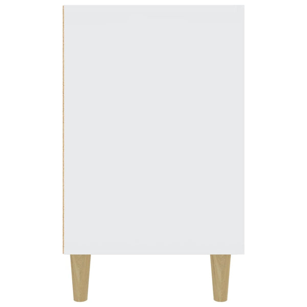 Sideboard White 100X36x60 Cm Engineered Wood Sideboards & Buffets