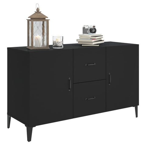 Sideboard Black 100X36x60 Cm Engineered Wood Sideboards & Buffets