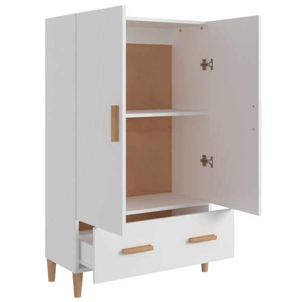 Highboard White 70X31x115 Cm Engineered Wood Sideboards & Buffets