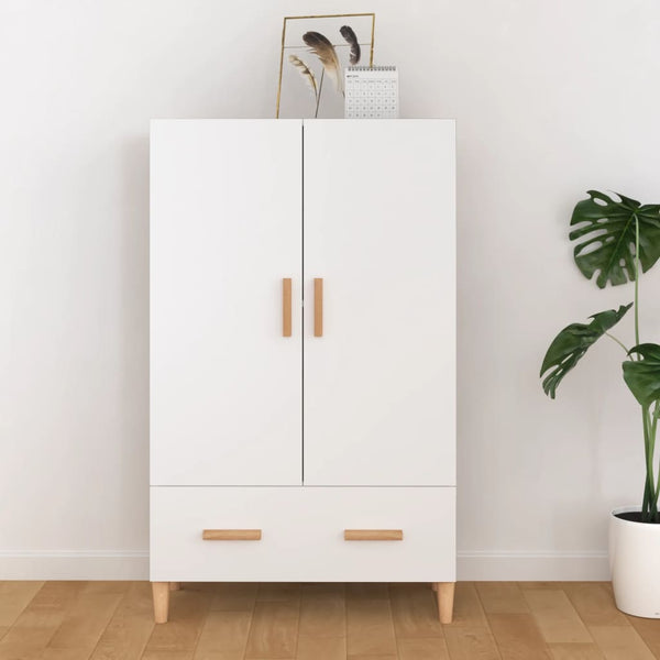 Highboard White 70X31x115 Cm Engineered Wood Sideboards & Buffets