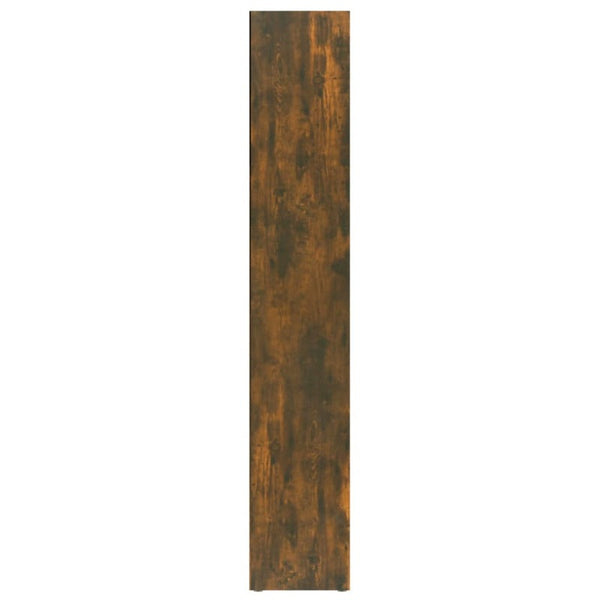 Cabinets & Cupboards Cd Cabinets 2 Pcs Smoked Oak 21X16x93.5 Cm Engineered Wood