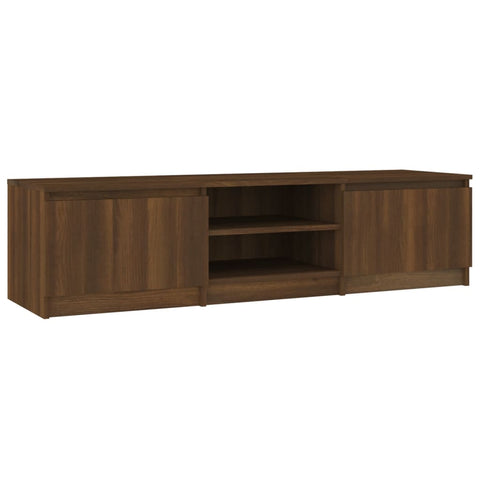 Tv Cabinet Brown Oak 140X40x35.5 Cm Engineered Wood Tv Stands & Entertainment Units