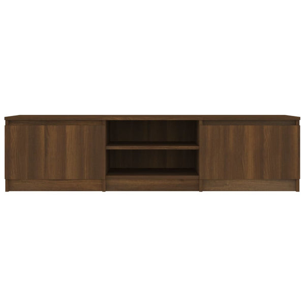 Tv Cabinet Brown Oak 140X40x35.5 Cm Engineered Wood Tv Stands & Entertainment Units