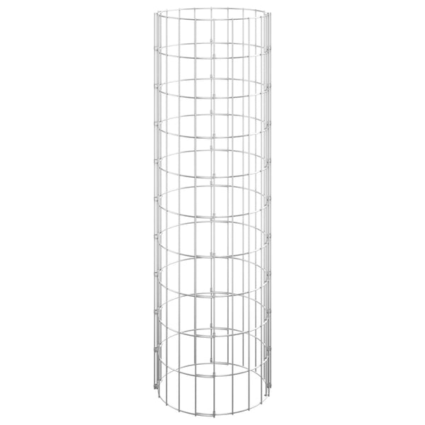 Circular Gabion Pole Galvanised Steel 30X100 Cm Gabion Baskets