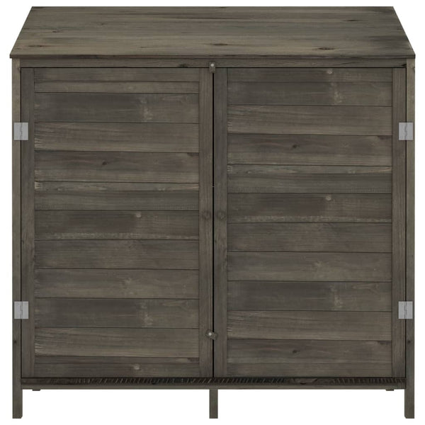 Vidaxl Garden Shed Anthracite 102X52x112 Cm Solid Wood Fir Sheds Summerhouses Carports