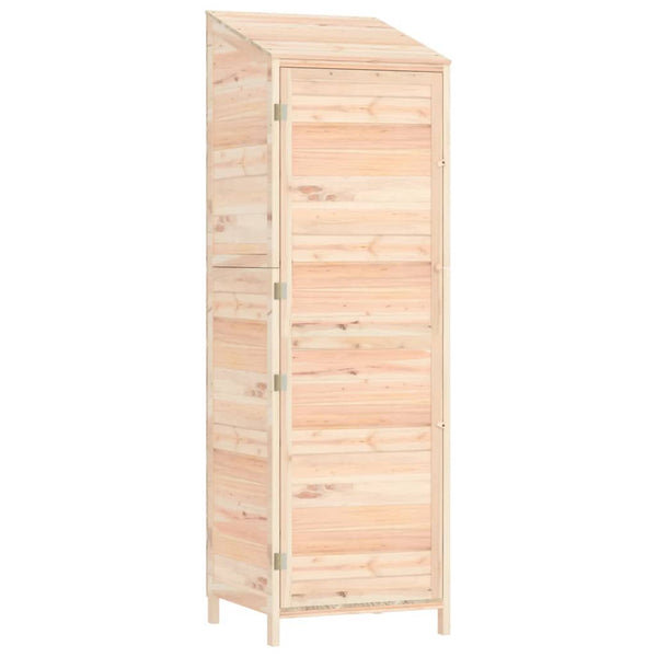 Vidaxl Garden Shed 55X52x174.5 Cm Solid Wood Fir Sheds Summerhouses Carports