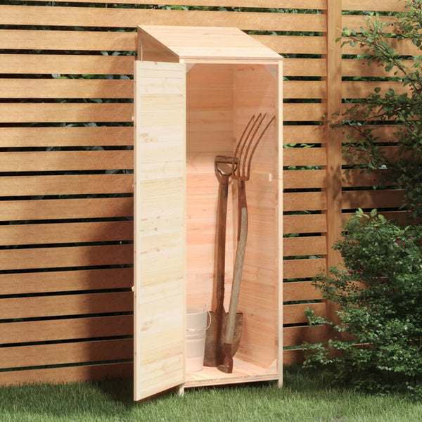 Vidaxl Garden Shed 55X52x174.5 Cm Solid Wood Fir Sheds Summerhouses Carports